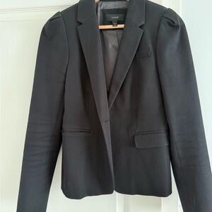 J. Crew Black Women's Blazer with Notched Lapel